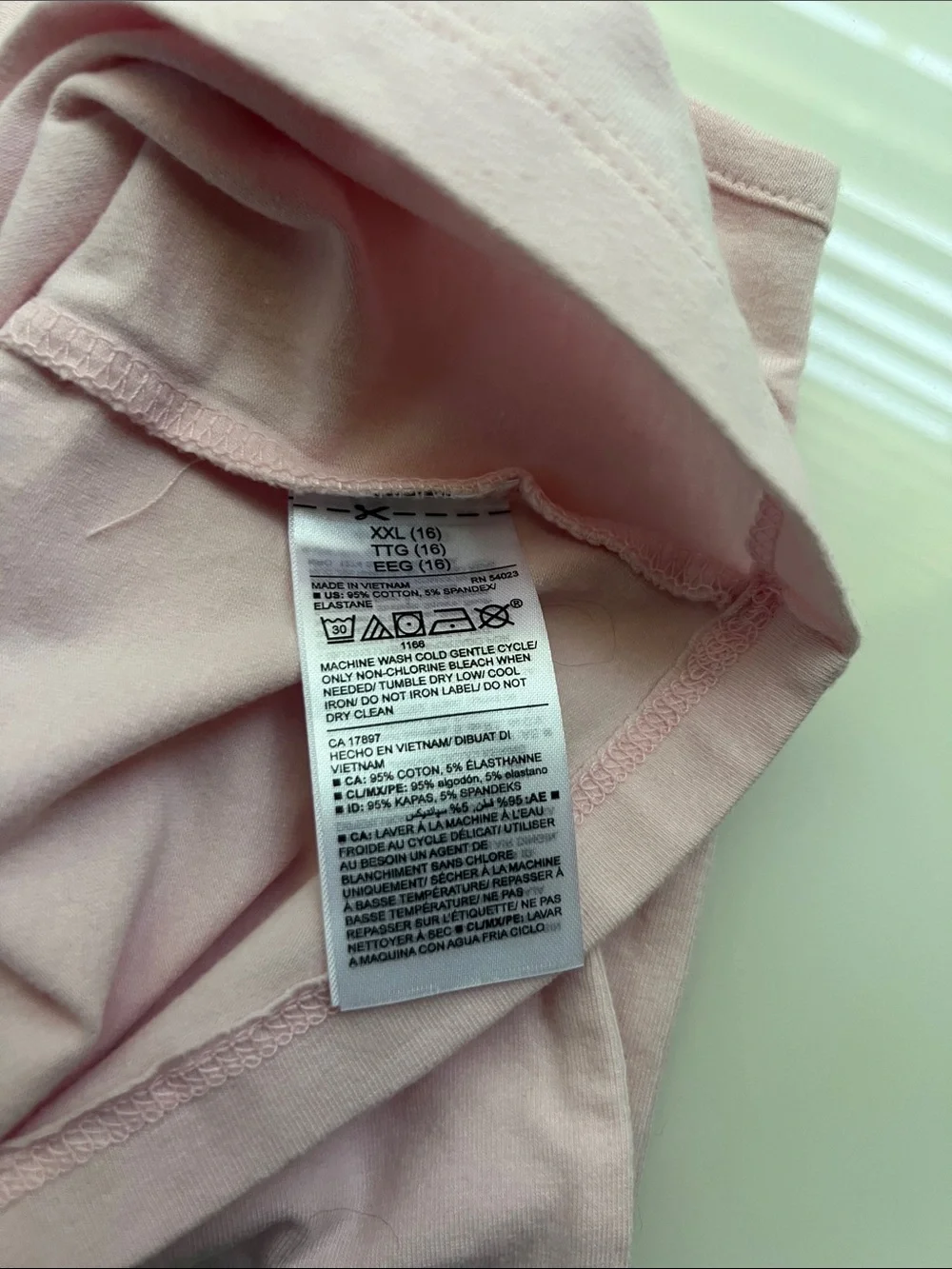 Old Navy Light Pink Crisscross Back Tank Size XXL